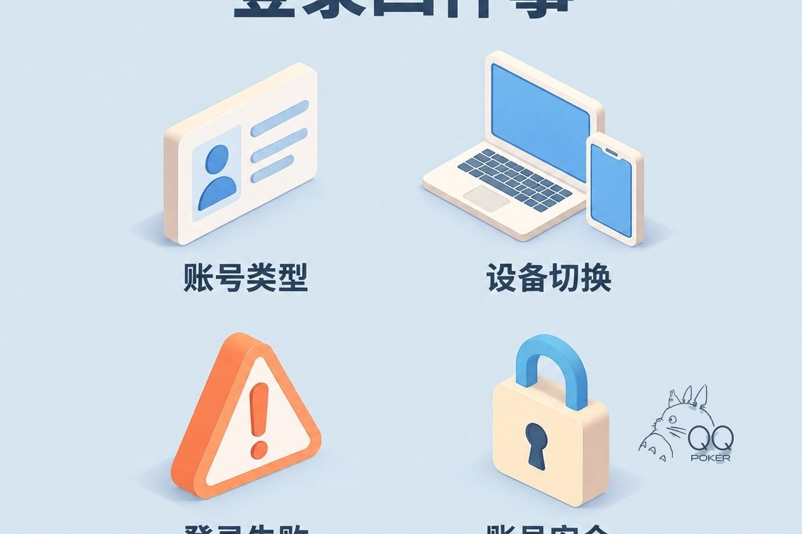 qqpoker登录四件事
